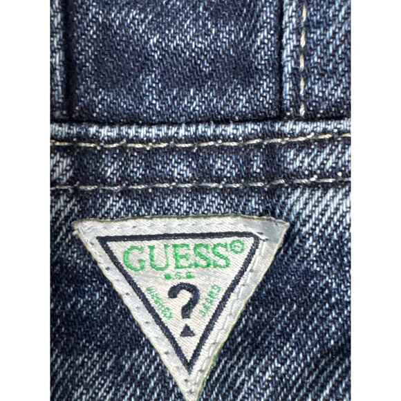 Guess Dillon Jean Jacket, Men's, Wild Horses on Back, Medium, Denim - Picture 10 of 14